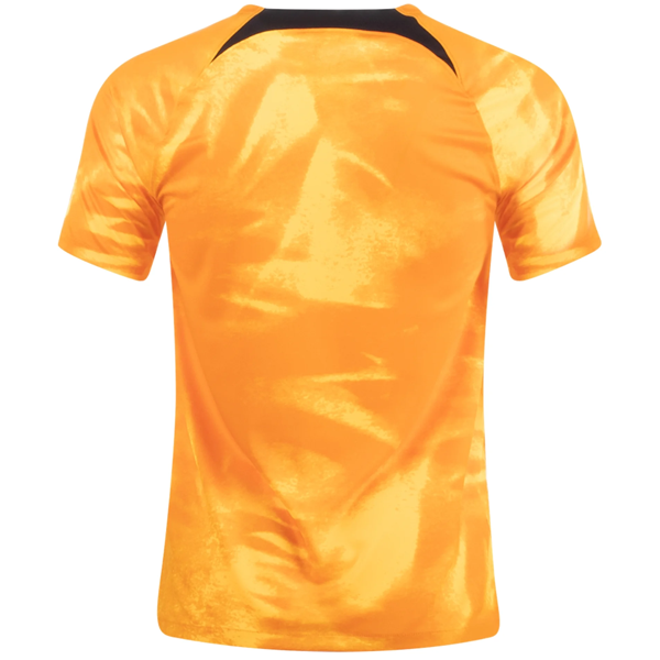 Camiseta Nike Holanda Local 22/23 (Naranja Láser/Negro)