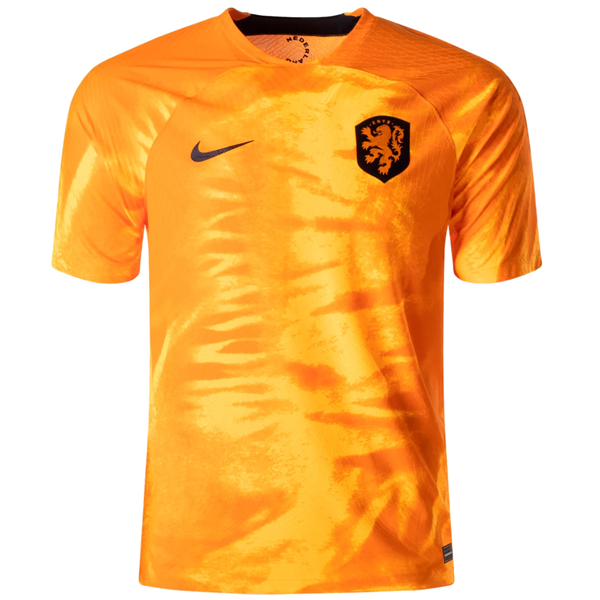 Camiseta Nike Holanda Home Match Authentic 22/23 (Naranja láser/Negro)