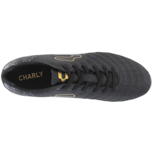 Charly Hotcross 2.0 Firm Ground Soccer Cleats (Black/Gold)