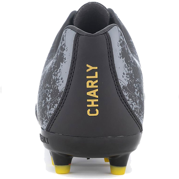 Charly Hotcross 2.0 Firm Ground Soccer Cleats Black Gold