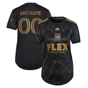adidas Los Angeles FC 22/23 Home Authentic Jersey - Black