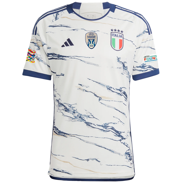 helaas Diversiteit Conform adidas Italy Away Jersey w/ Nations League + Euro Champion Patch 22/23 -  Soccer Wearhouse
