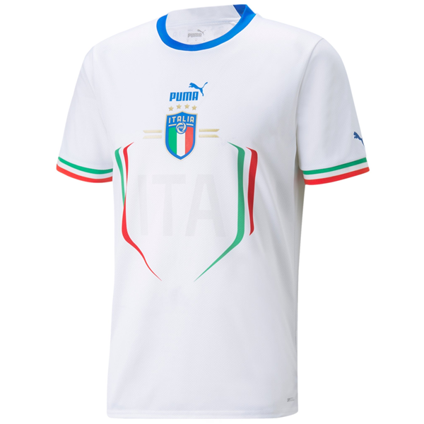 Puma Italy Away Jersey 22/23 (Puma White/Ultra Blue) Soccer