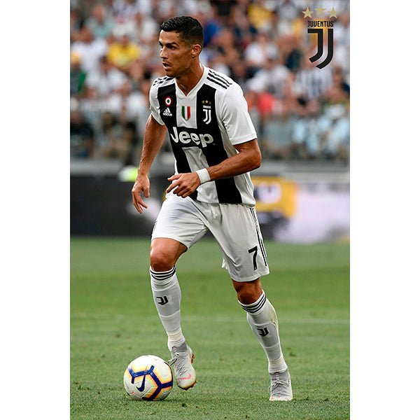 Juventus Cristiano Ronaldo Home Poster | SoccerWearhouse