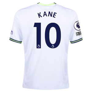 Nike Tottenham Harry Kane Home Jersey w/ EPL + No Room For Racism Patches 22/23 (White)