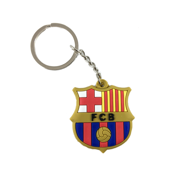 FC Barcelona Rubber Keychain | Soccer Wearhouse