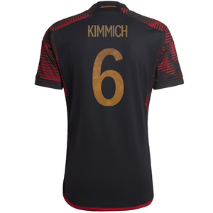 adidas Germany Joshua Kimmich Away Jersey 22/23 (Black/Burgundy)