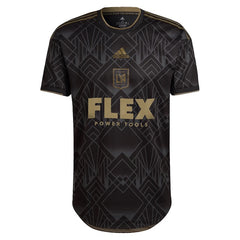 adidas LAFC 2018 Home SS Authentic Jersey- Black/Gold S