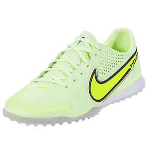 Nike React Legend 9 Pro Turf Soccer Shoes (Barely Volt/Summit White)