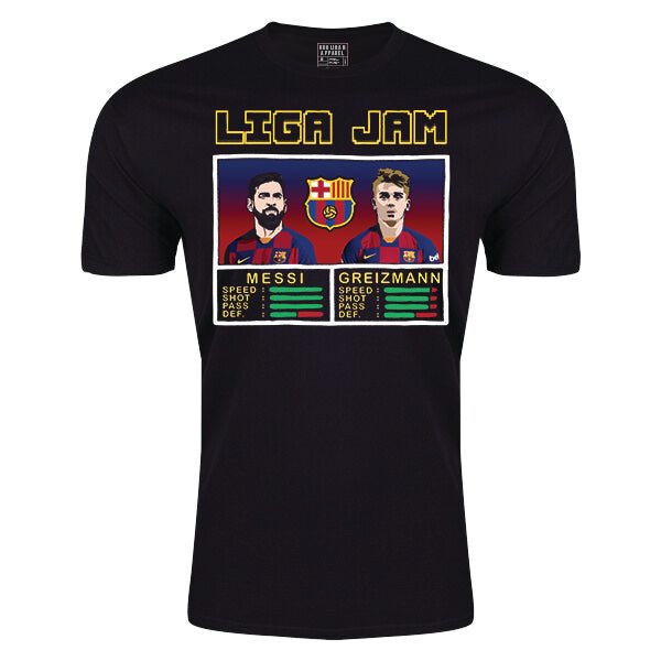 LIGA Jam Messi &amp; Greizmann T-Shirt | SoccerWearhouse