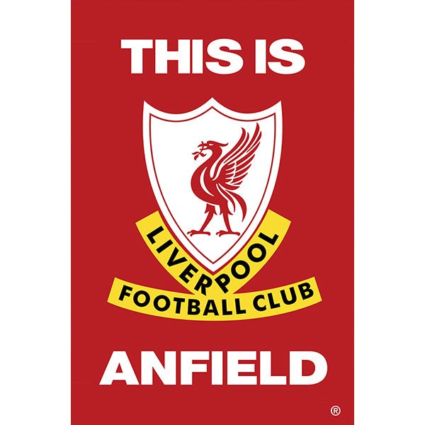 Liverpool FC Crest Poster | SoccerWearhouse