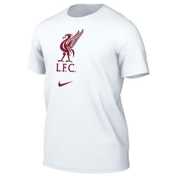 Nike Liverpool Crest T-Shirt (White/Red) - Soccer Wearhouse