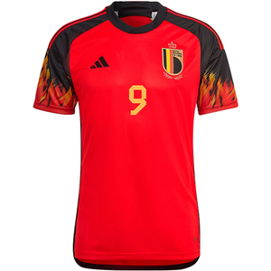 adidas Belgium Romelu Lukaku Home Jersey 22/23 (Red/Black)