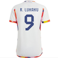adidas Bélgica Romelu Lukaku Away Jersey 22/23 (Blanco/Multi)