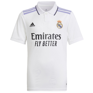 adidas Youth Real Madrid Home Jersey 22/23 (White)