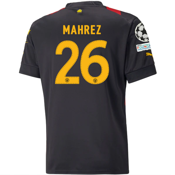 Puma Manchester City Riyad Mahrez Home Long Sleeve Jersey w/ Champions -  Soccer Wearhouse