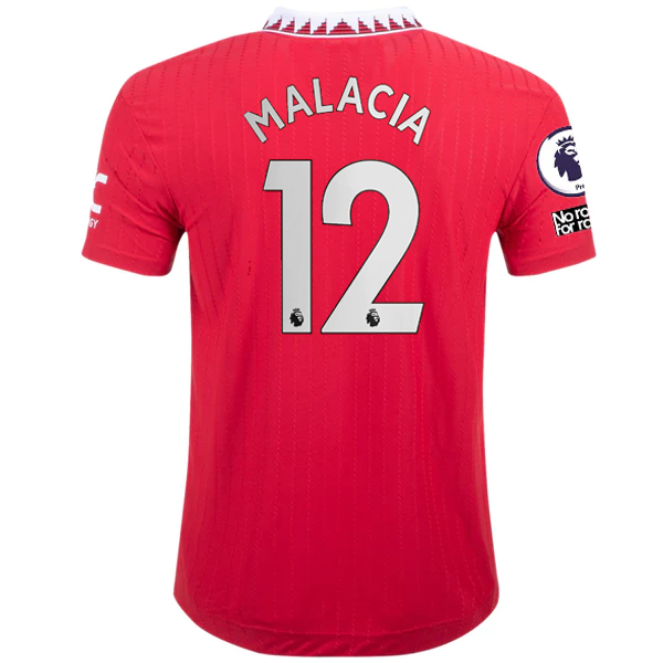 adidas Manchester United Authentic Tyrell Malacia Home Jersey w/ EPL