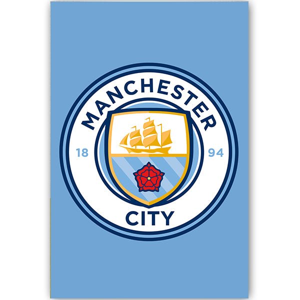 Manchester City Crest Poster | SoccerWearhouse