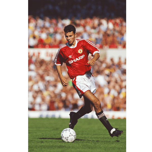 Manchester United Ryan Giggs 1991 Poster | SoccerWearhouse
