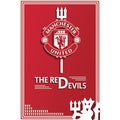 Manchester United Los Diablos Rojos Póster