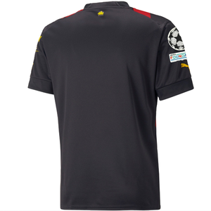 Puma Manchester City Away Jersey w/ Champions League Patches 22/23 (Puma Black/Tango Red)
