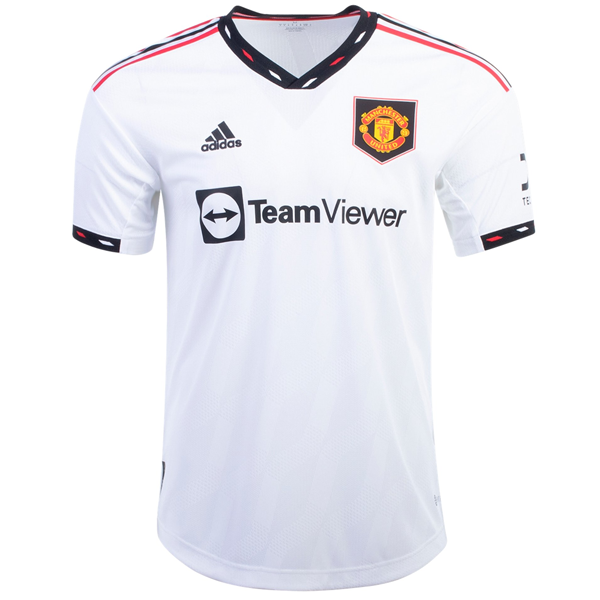 Adidas 2022-23 Manchester United Authentic Away Jersey - White, 2XL