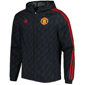 adidas Manchester United DNA Windbreaker Jacket (Night Grey)
