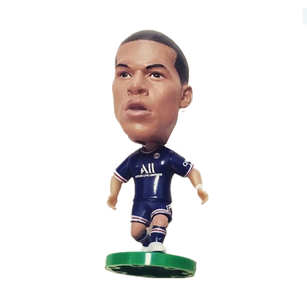 Minifigura de Kylian Mbappé del Paris Saint-Germain