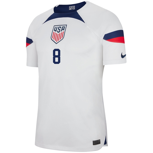 Nike Estados Unidos Authentic Match Weston Mckennie Home Jersey 22/23 (Blanco/Azul)