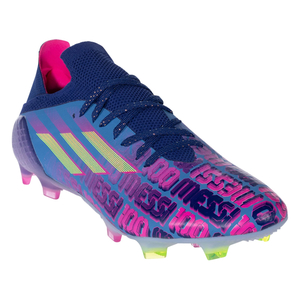 Botas de fútbol adidas Messi X Speedflow.1 FG (Azul victoria/Rosa)