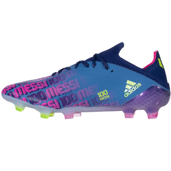 Messi pink and blue boots 2025
