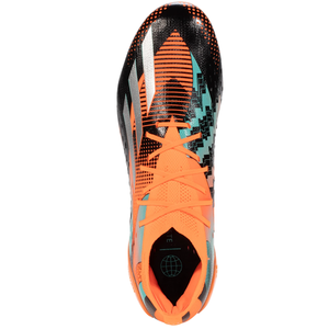 adidas X Speedportal Messi.1 Firm Ground Soccer Cleats (Team Solar Orange/Metallic Silver)