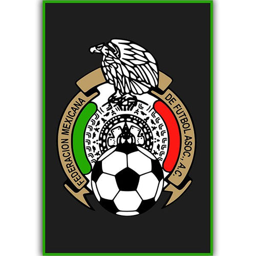 Cresta del equipo nacional de México Póster