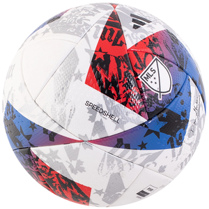 adidas MLS Pro Official Match Ball 22/23 (White/Blue/Red)