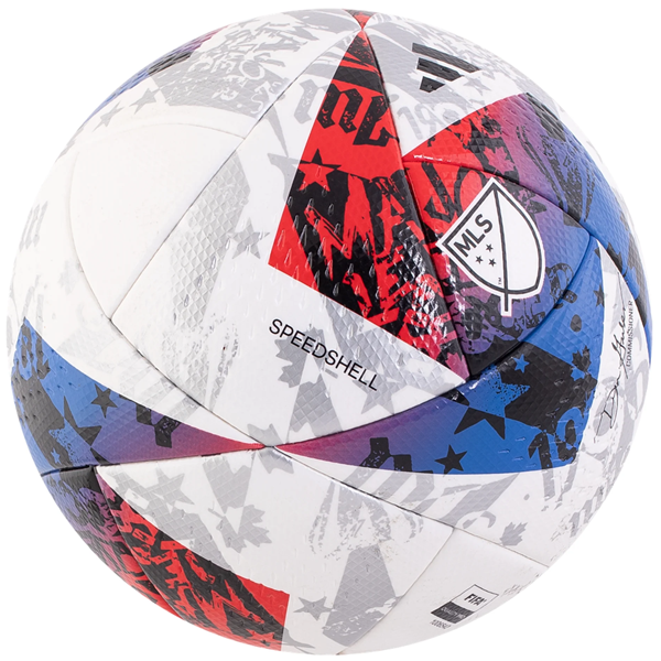 adidas MLS Pro Official Match Ball 22/23 (White/Blue/Red) - Soccer
