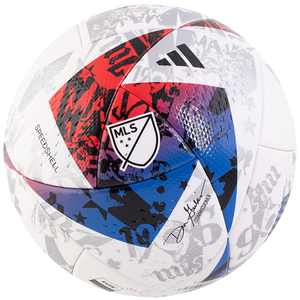 adidas MLS Pro Official Match Ball 22/23 (White/Blue/Red)