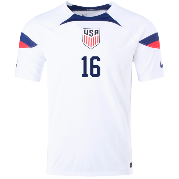 Nike United States Authentic Match Jordan Morris Home Jersey 22/23 (Blanco/Azul)