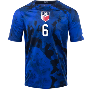 Nike United States Yunus Musah Away Jersey 22/23 (Bright Blue/White)