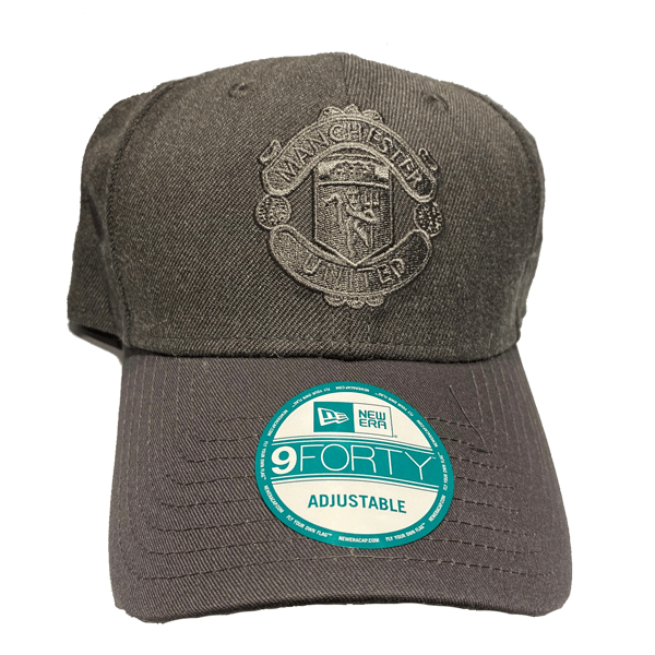 New Era Manchester United Logo Hat (Grey) | SoccerWearhouse