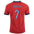 Camiseta Nike Inglaterra Jack Grealish Visitante 22/23 (Challenge Red/Blue Void)