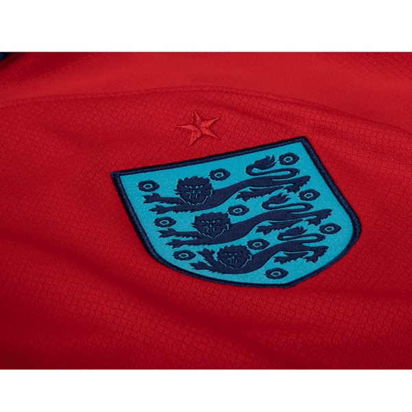 Nike England Mason Mount Away Jersey 22/23 (Challenge Red/Blue Void) | SoccerWearhouse