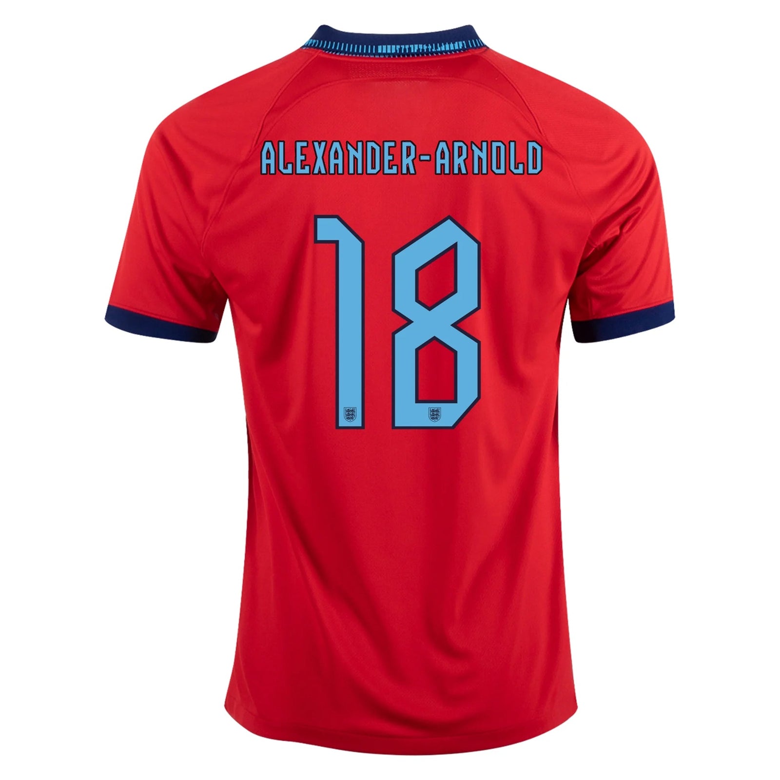 Nike England Trent Alexander-Arnold Away Jersey 22/23 (Challenge Red/Blue Void) | SoccerWearhouse