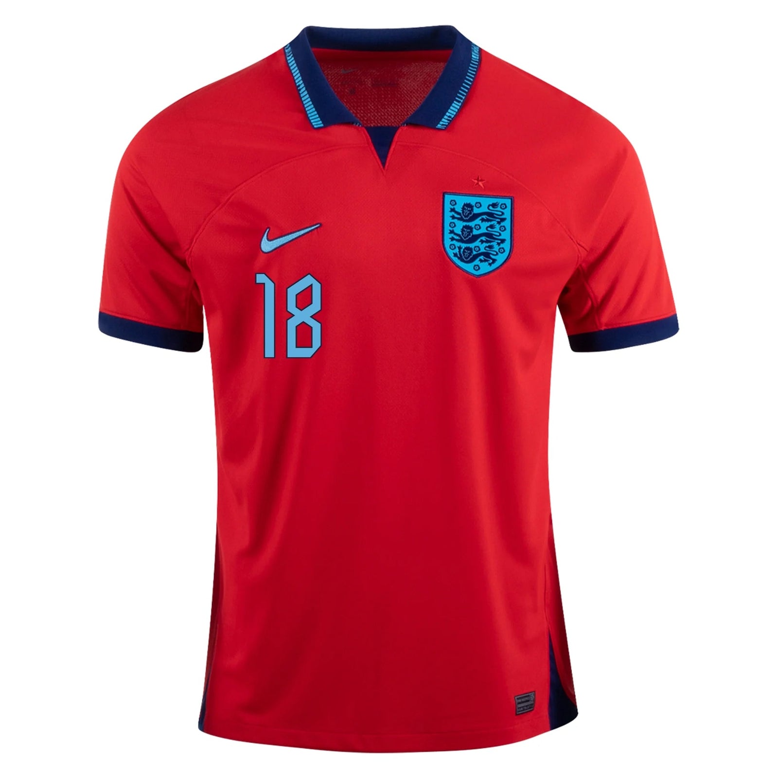 Nike England Trent Alexander-Arnold Away Jersey 22/23 (Challenge Red/Blue Void) | SoccerWearhouse