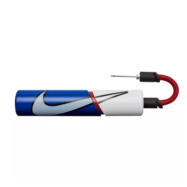 Nike Essential Ball Pump (White/Blue/Red) | SoccerWearhouse