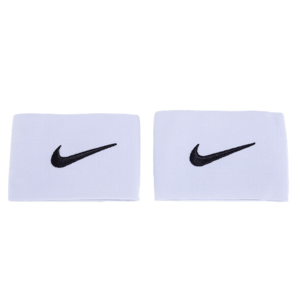 Correa para espinilleras Nike Guard Stay (blanco)