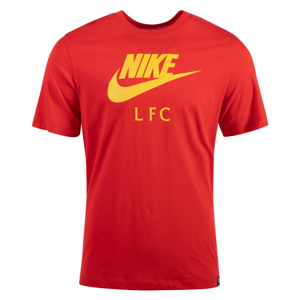 Nike Liverpool Swoosh T-Shirt (Red/Yellow) | SoccerWearhouse