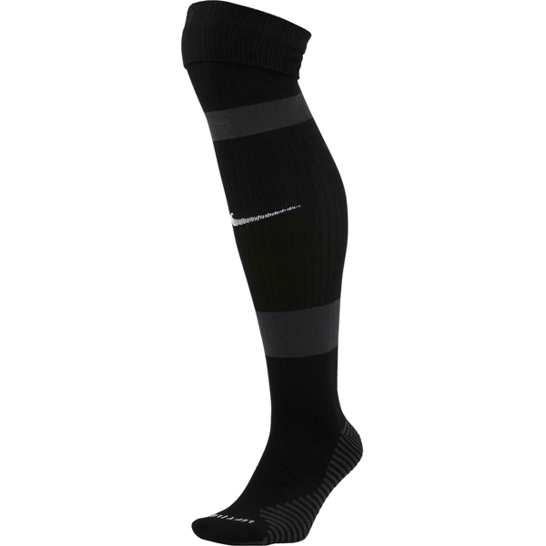 Nike Matchfit Soccer Sock (Black/Grey) | SoccerWearhouse