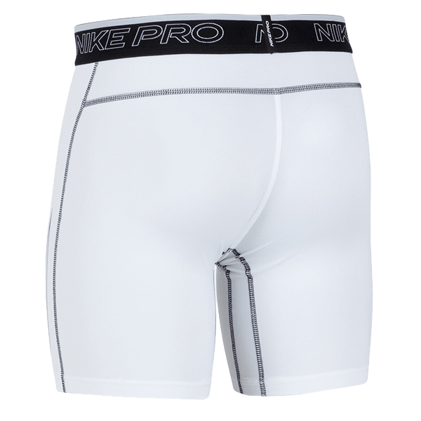 Nike Mens Pro Dri-Fit Compression Short (White/Black) | SoccerWearhouse