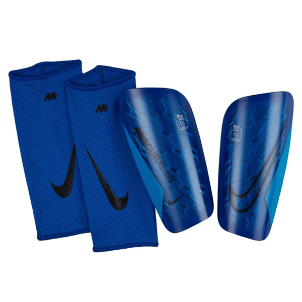 Nike Mercurial Lite Shin Guard (Baltic Blue/Photo Blue) | SoccerWearhouse