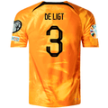 Camiseta Nike Holanda Home Match Authentic 22/23 (Naranja láser/Negro)
